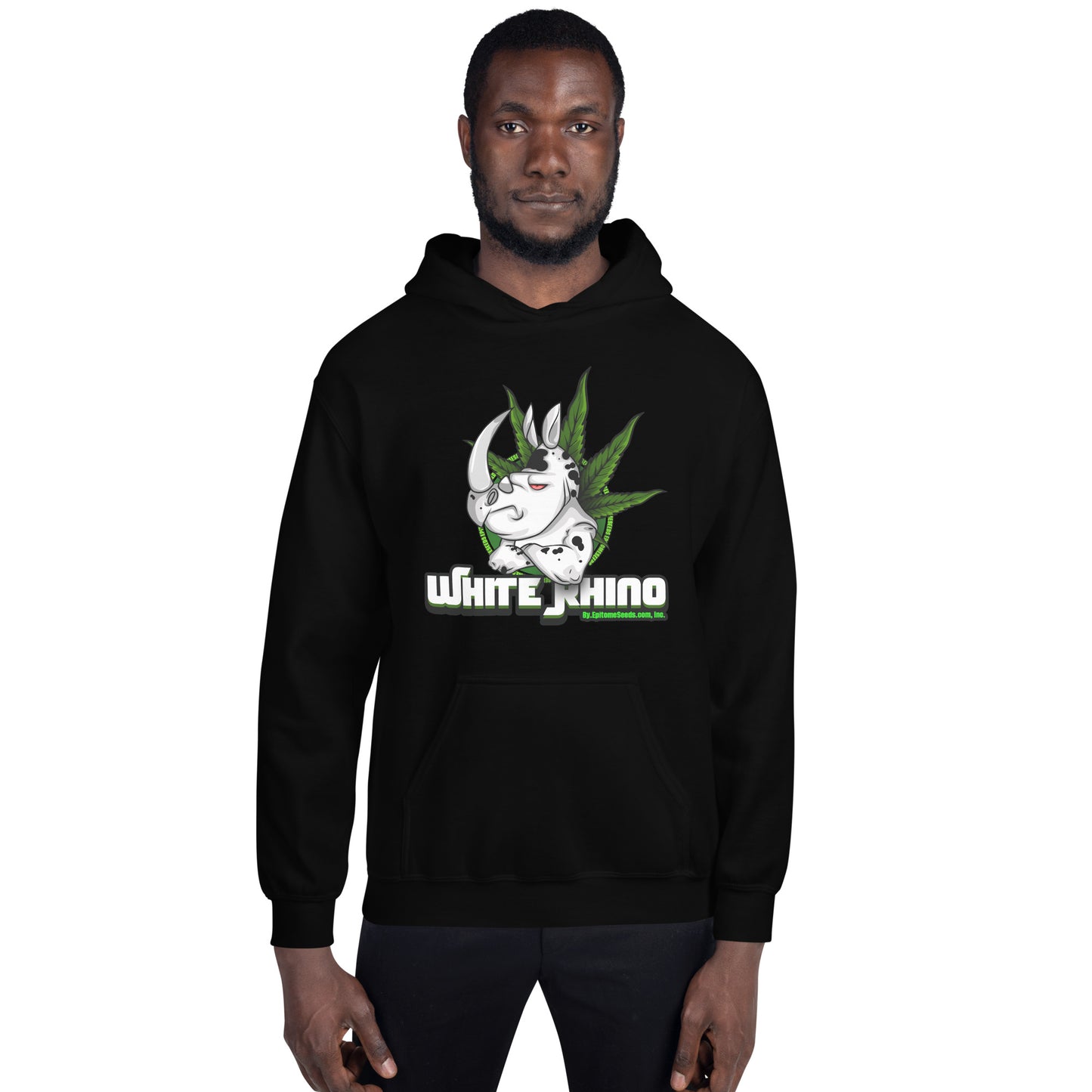 White Rhino Strain Hoodie