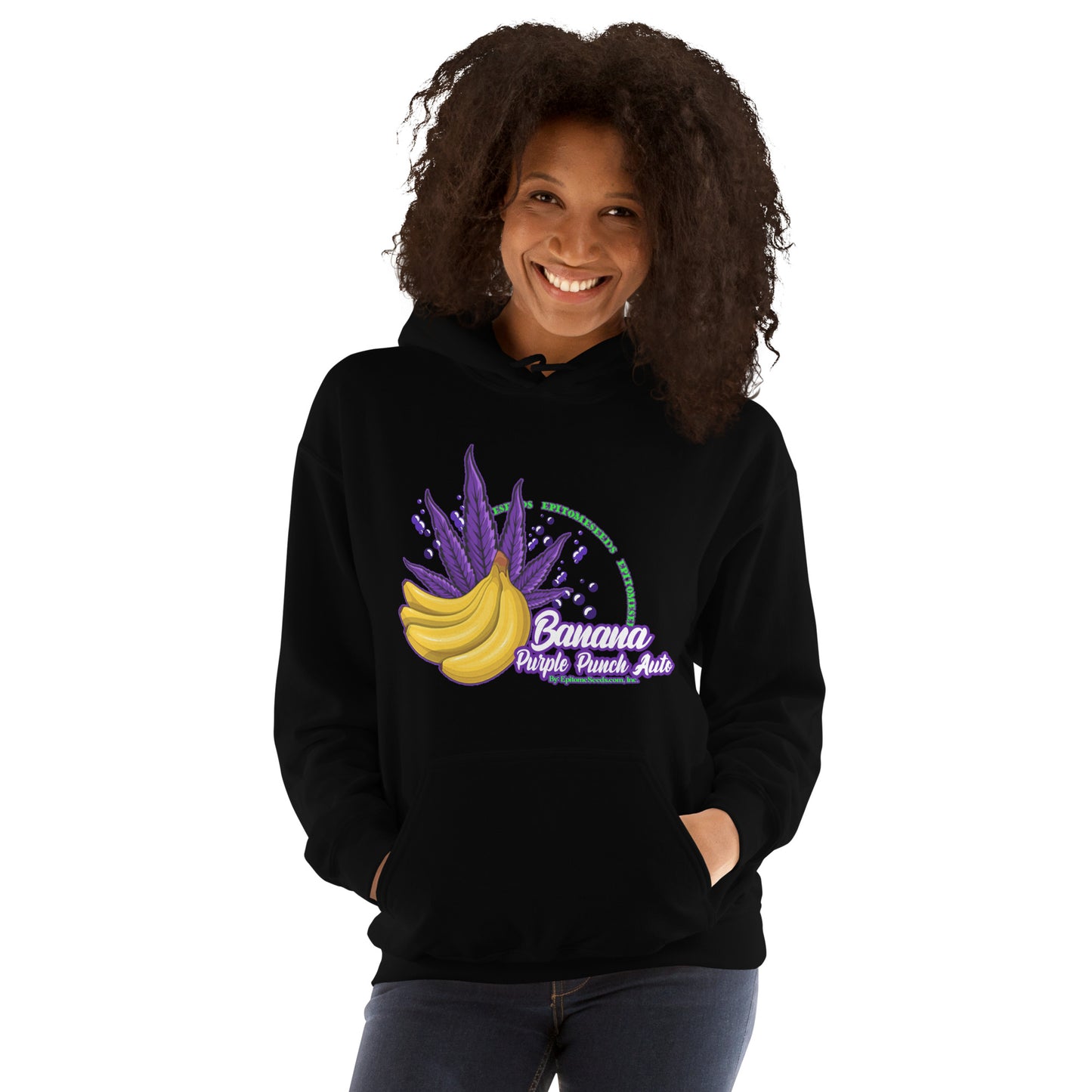 Banana Purple Punch Auto Strain Hoodie