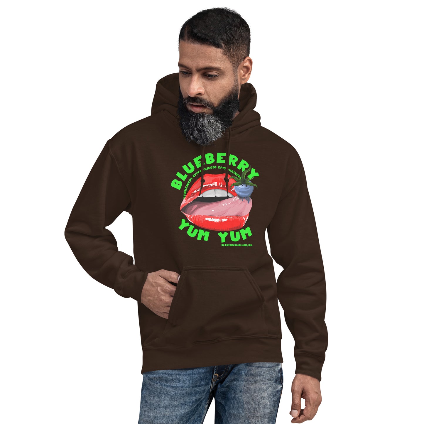 Blueberry Yum Yum Strain Hoodie