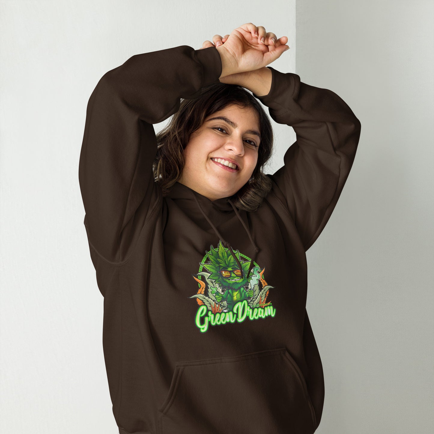 Green Dream Strain Hoodie