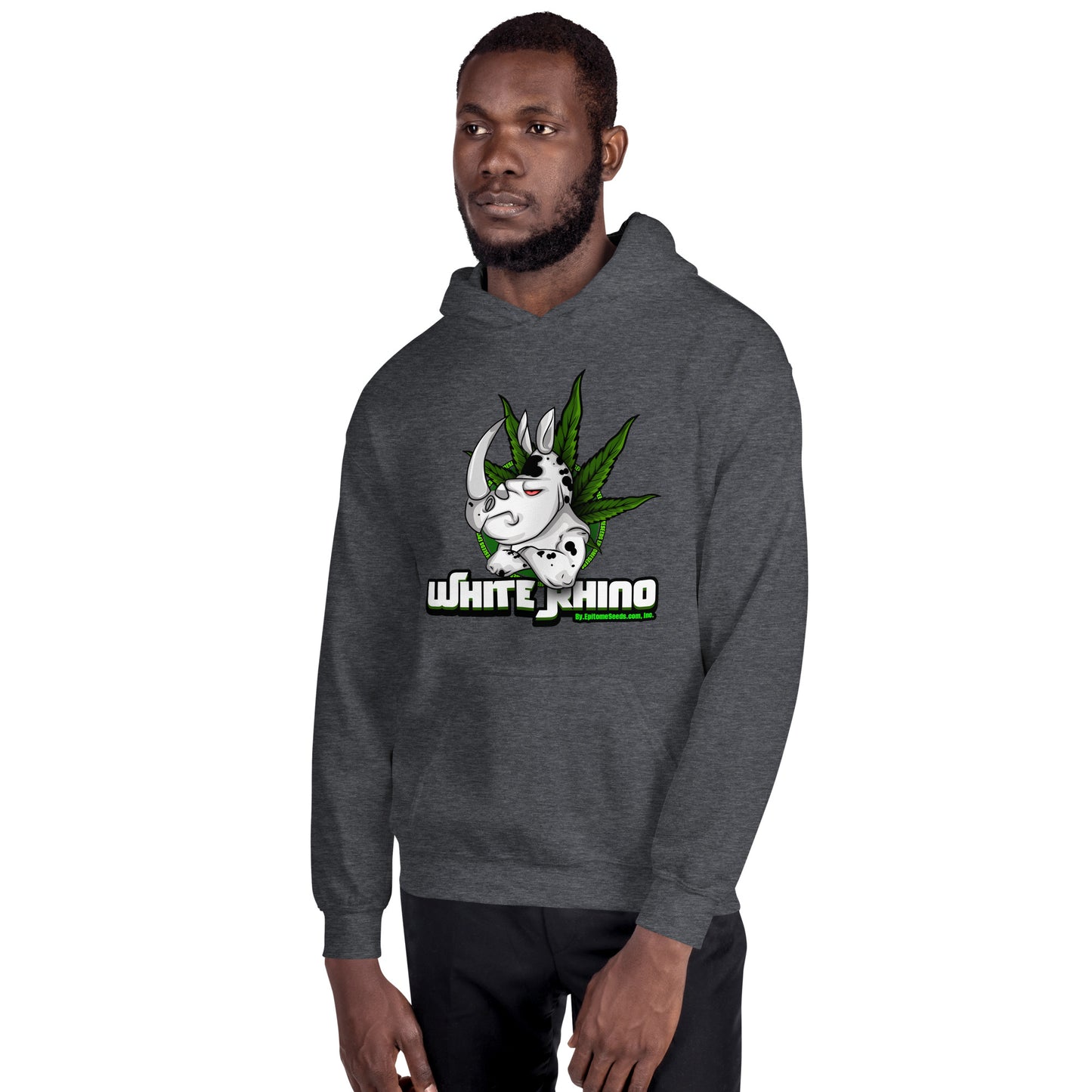 White Rhino Strain Hoodie