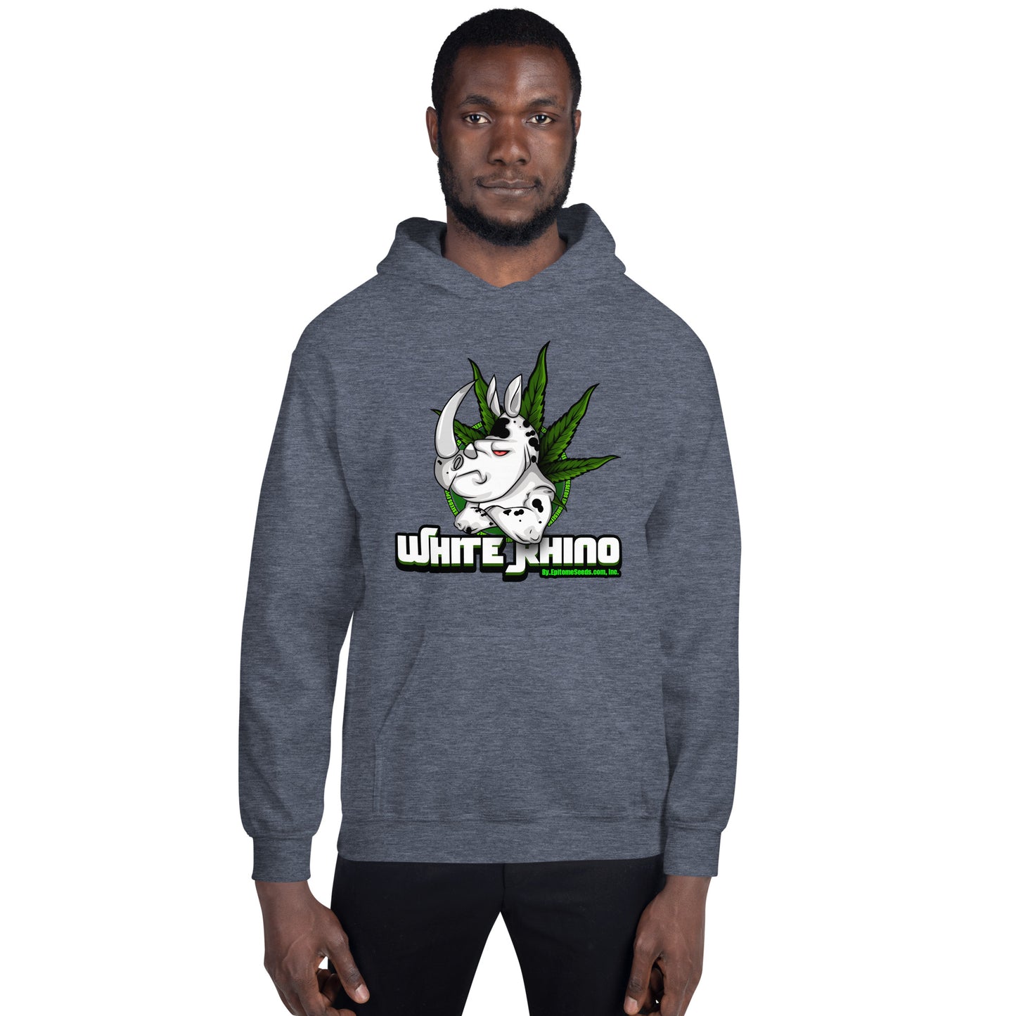 White Rhino Strain Hoodie