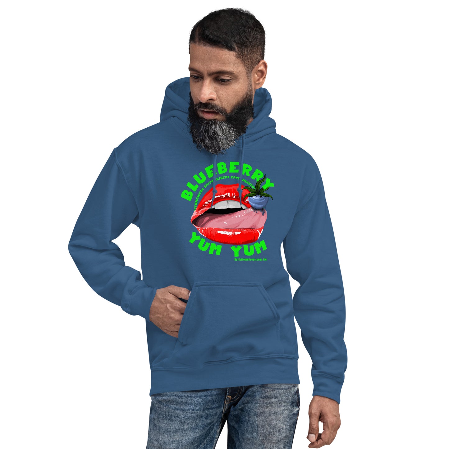 Blueberry Yum Yum Strain Hoodie