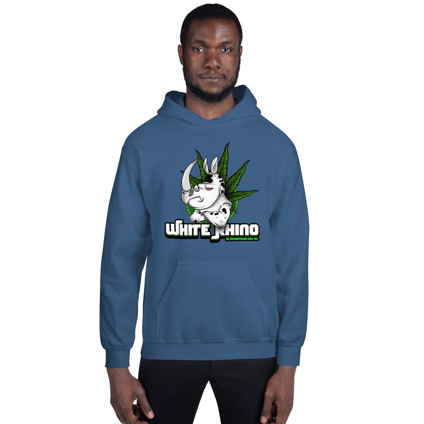 White Rhino Strain Hoodie