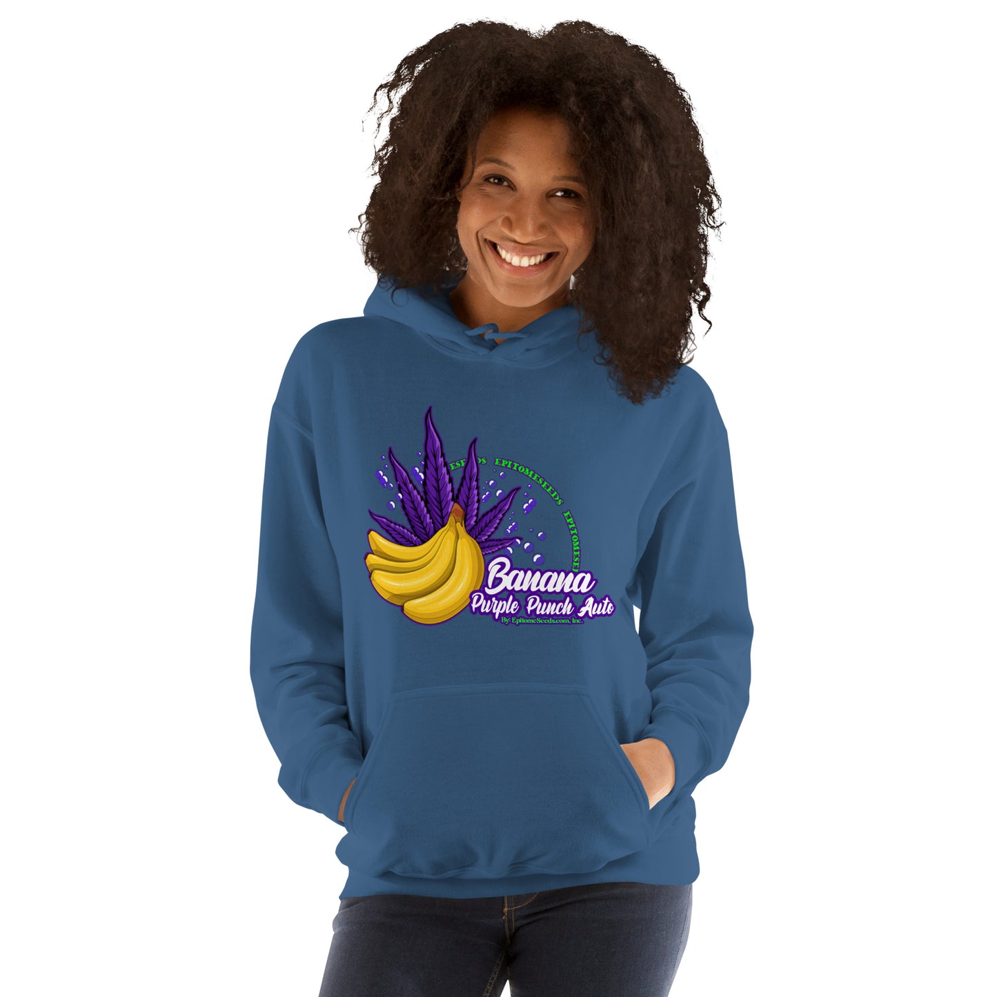 Banana Purple Punch Auto Strain Hoodie