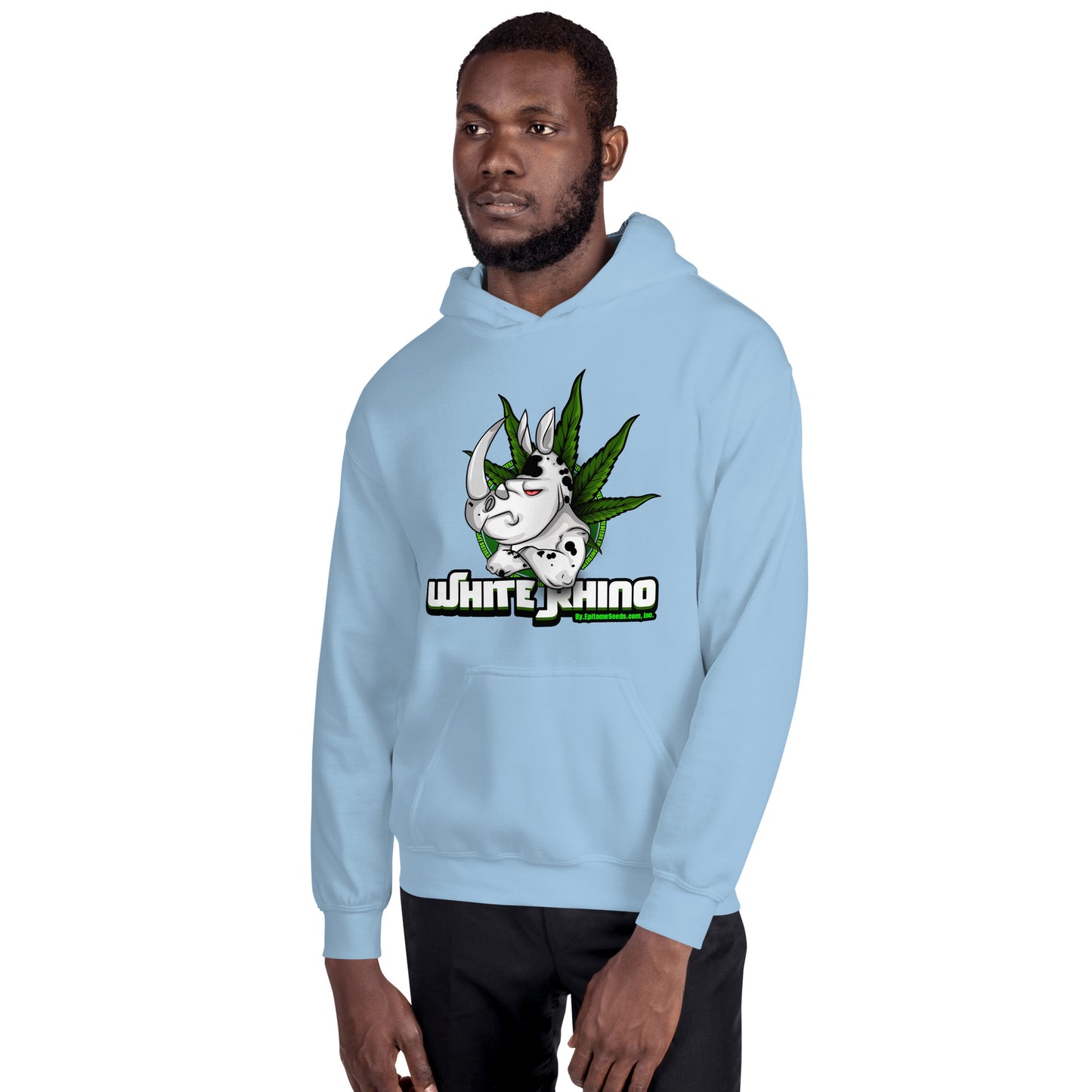 White Rhino Strain Hoodie