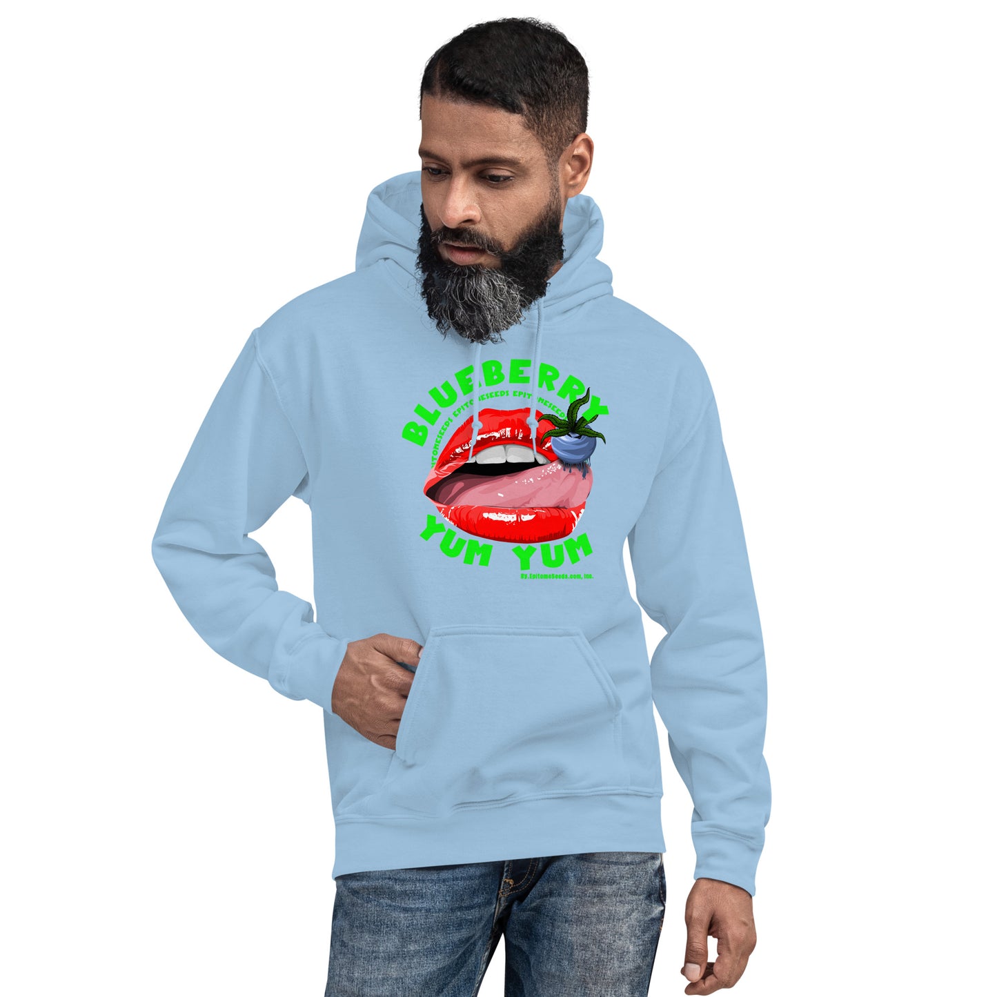 Blueberry Yum Yum Strain Hoodie