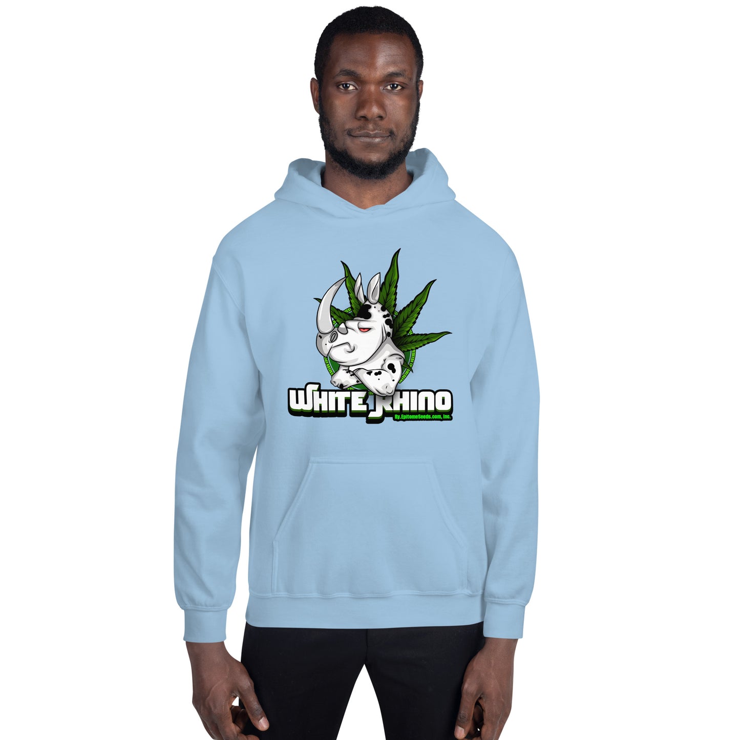 White Rhino Strain Hoodie