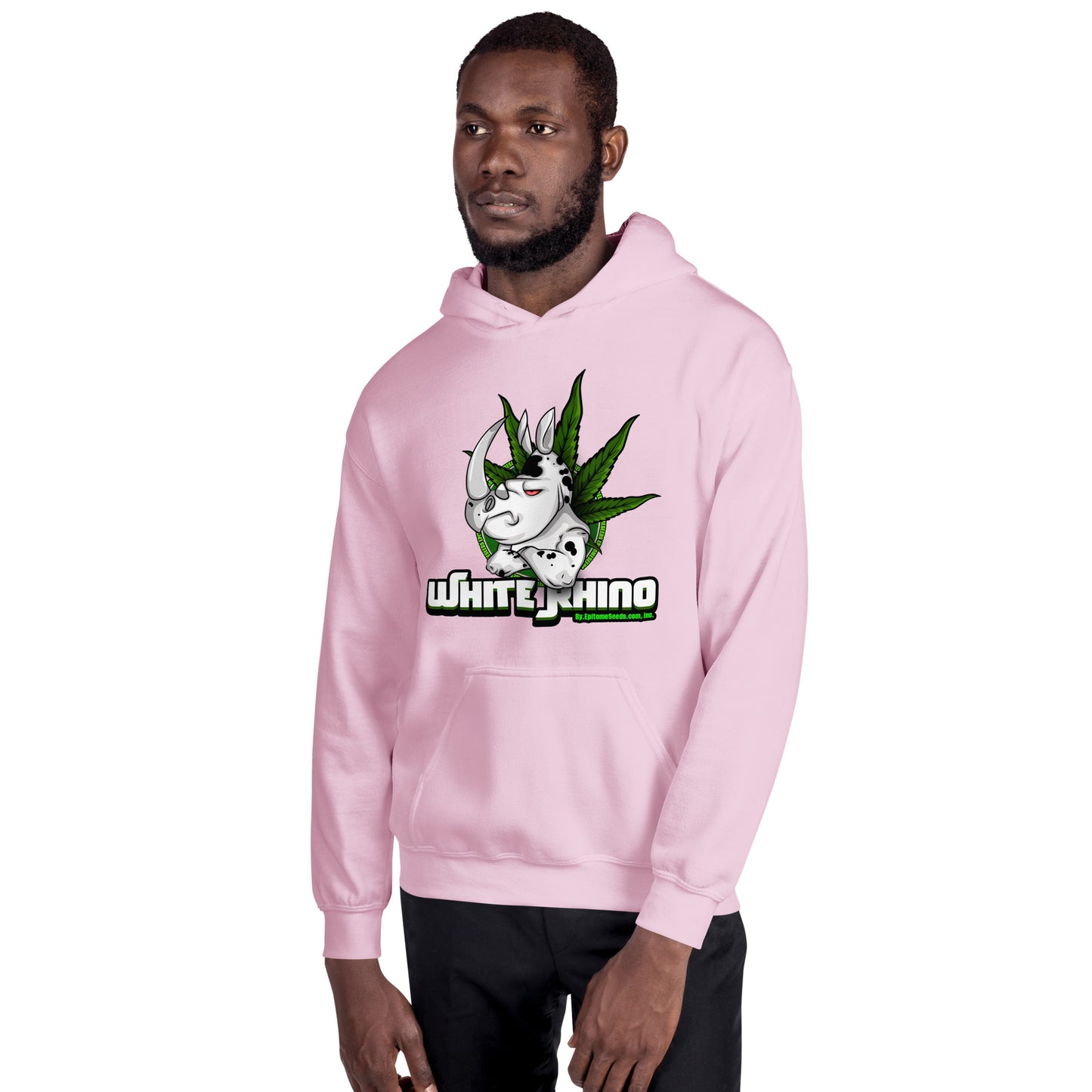 White Rhino Strain Hoodie