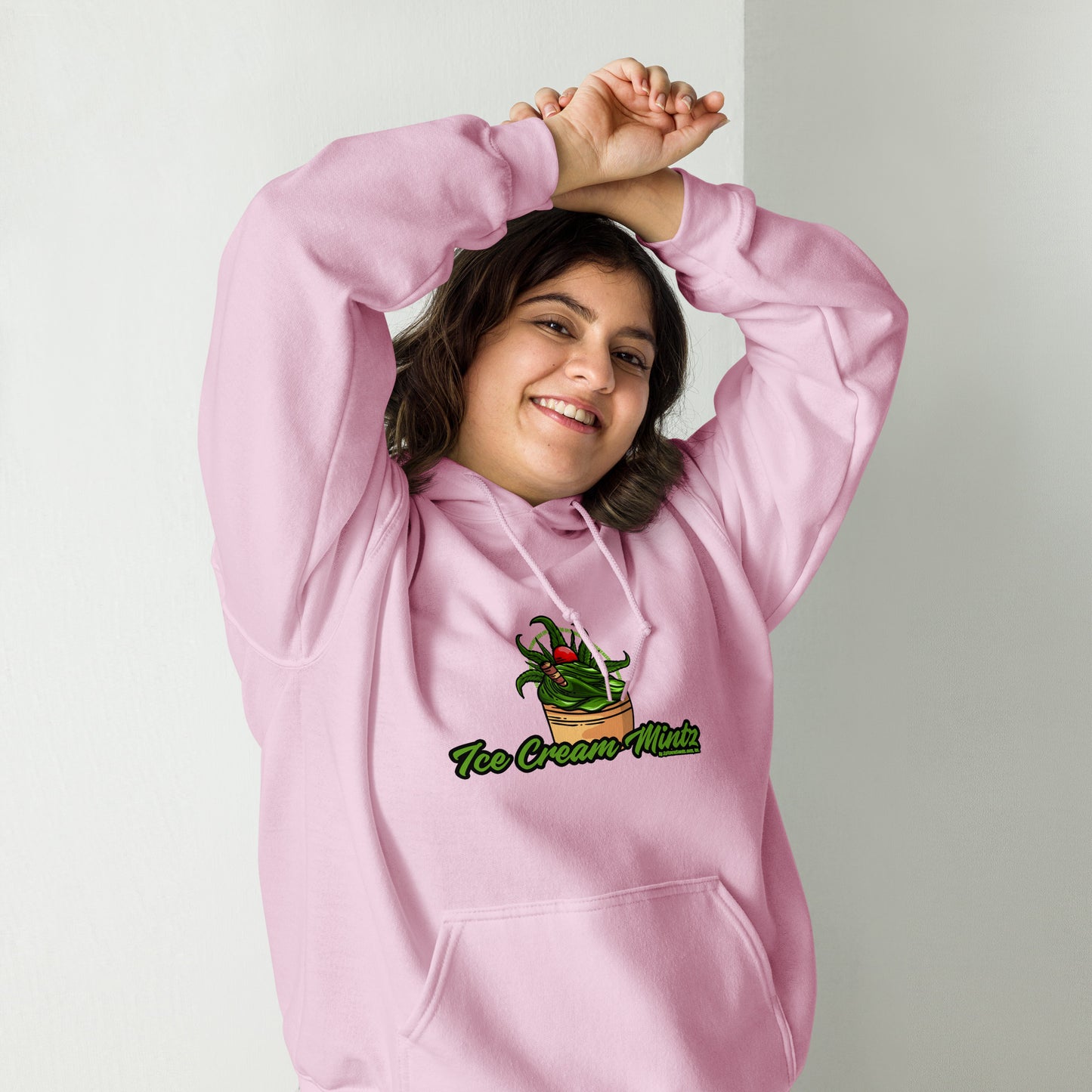 Ice Cream Mintz Strain  Hoodie