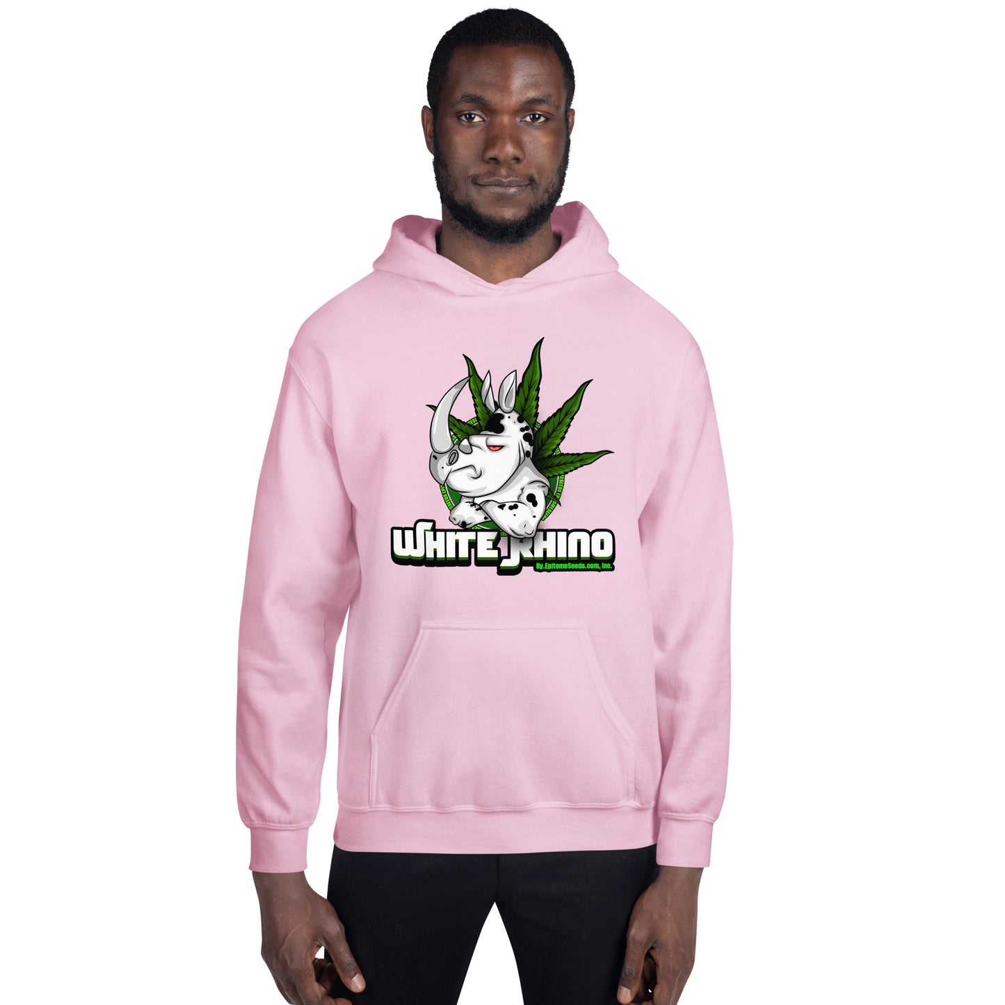 White Rhino Strain Hoodie