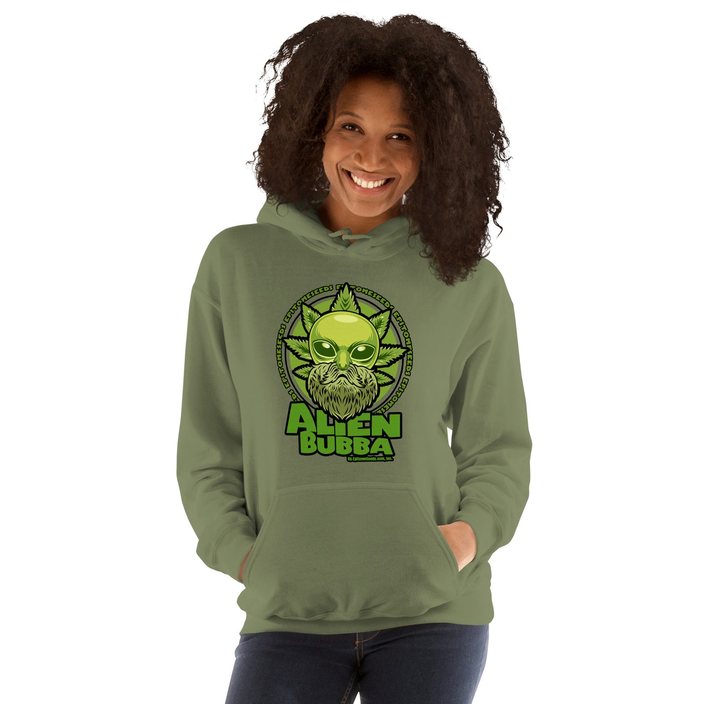 Alien Bubba Strain Hoodie