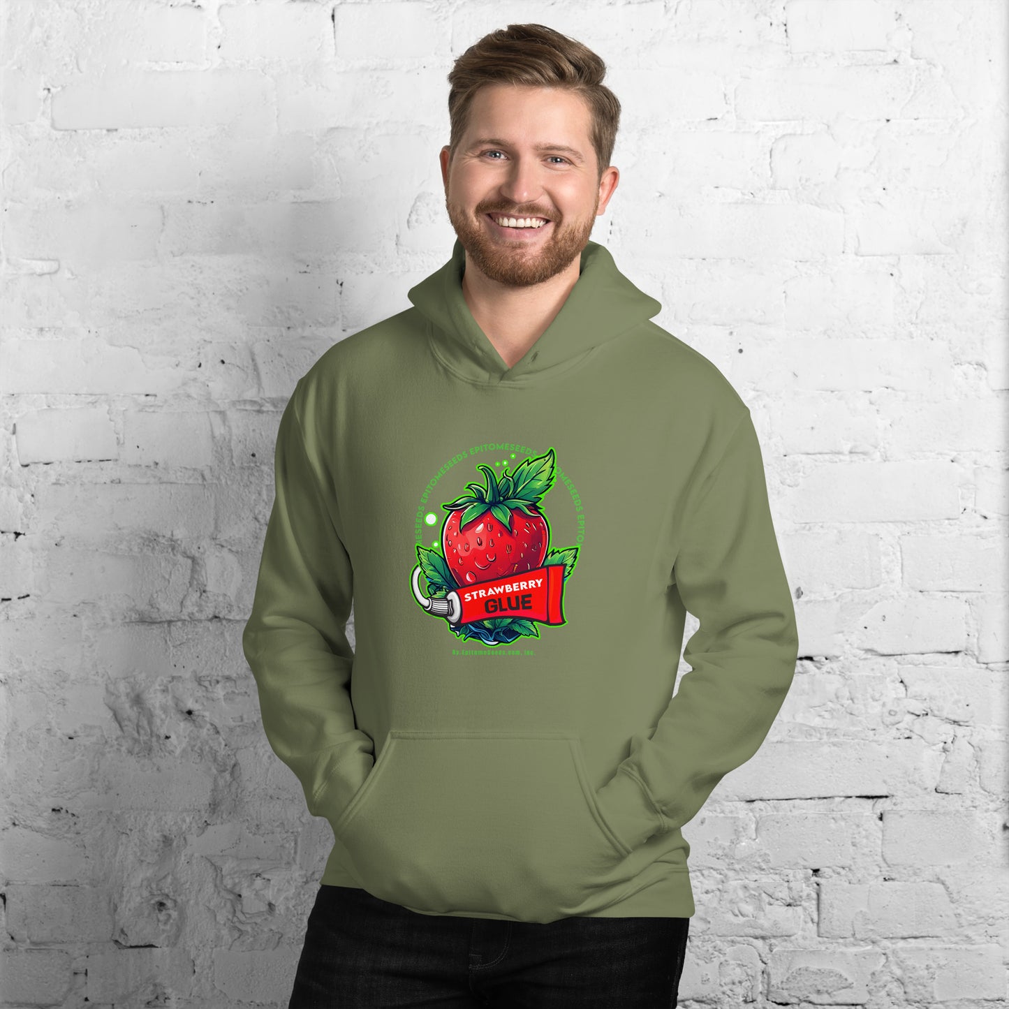 Strawberry Glue Strain Hoodie