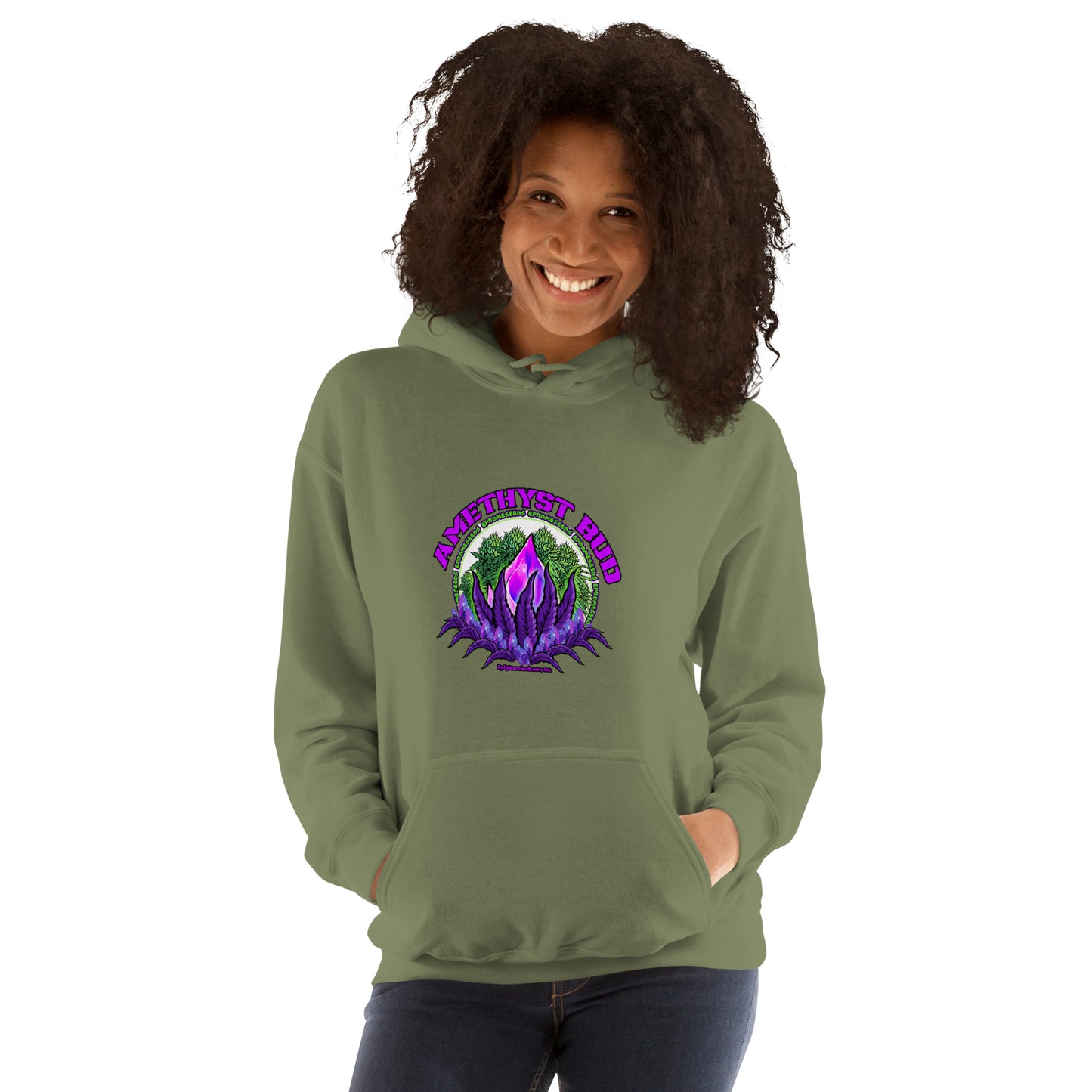 Amethyst Bud Strain Hoodie