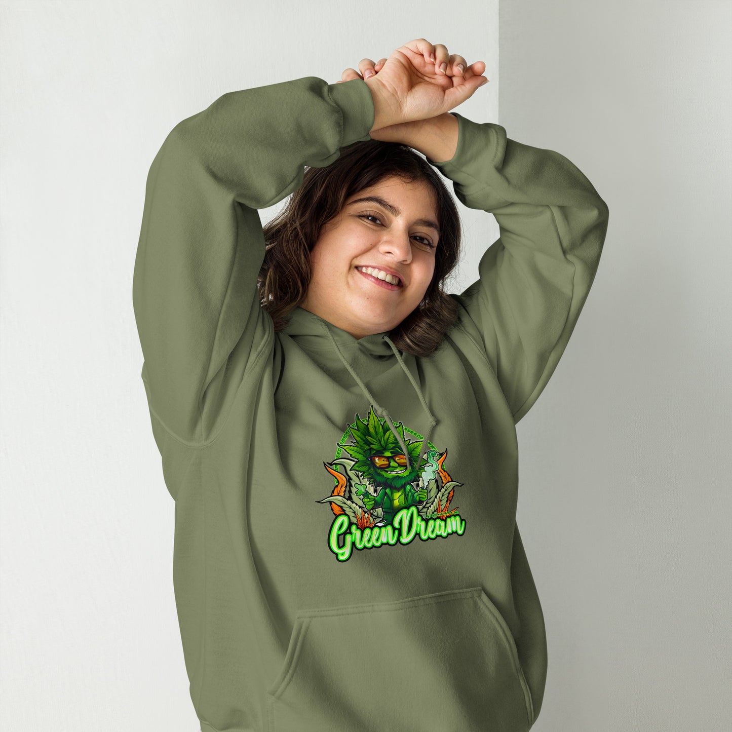 Green Dream Strain Hoodie