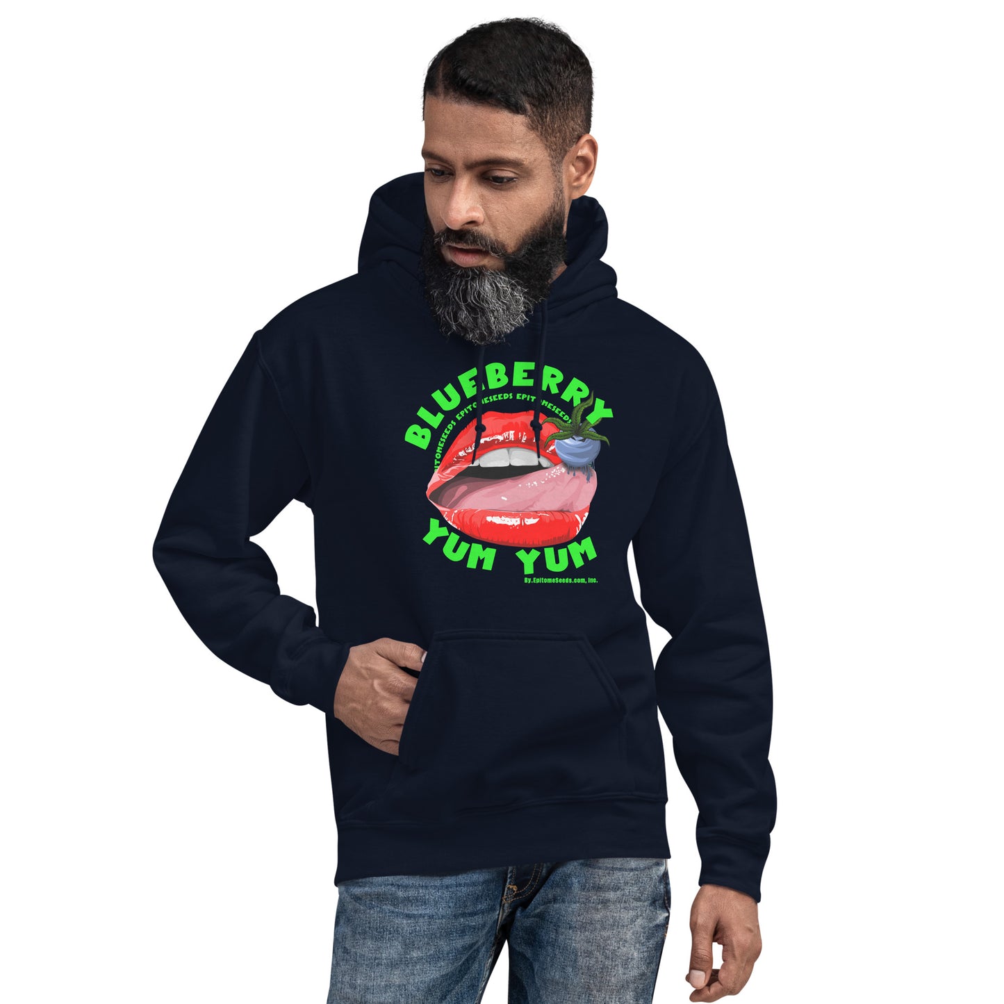 Blueberry Yum Yum Strain Hoodie