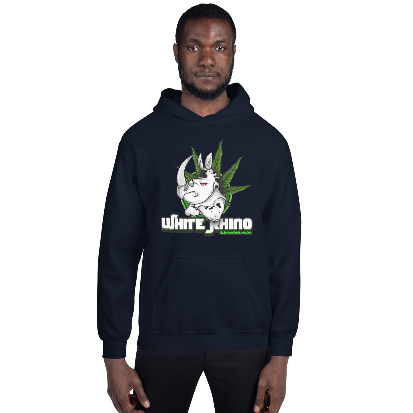 White Rhino Strain Hoodie