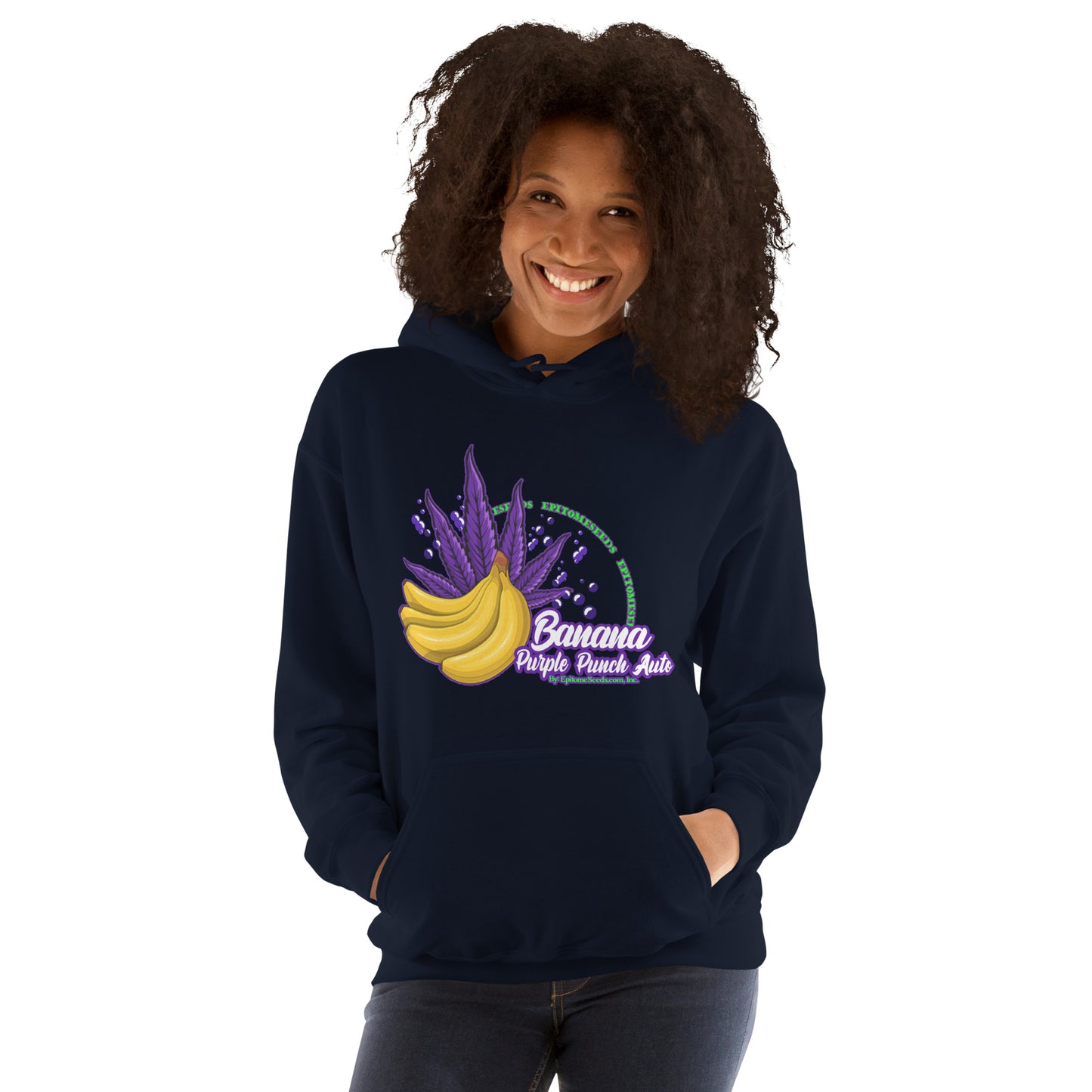 Banana Purple Punch Auto Strain Hoodie