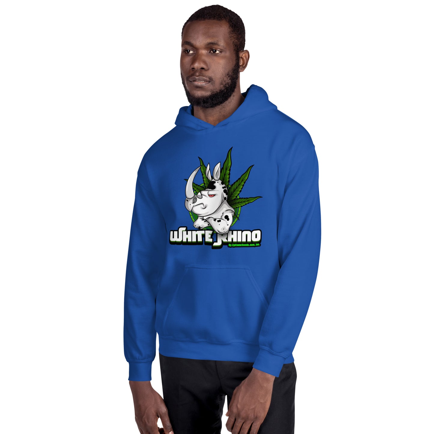 White Rhino Strain Hoodie