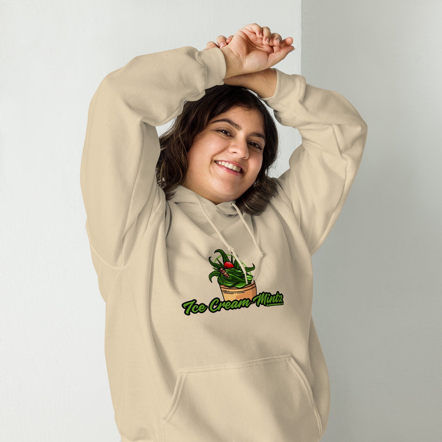 Ice Cream Mintz Strain  Hoodie