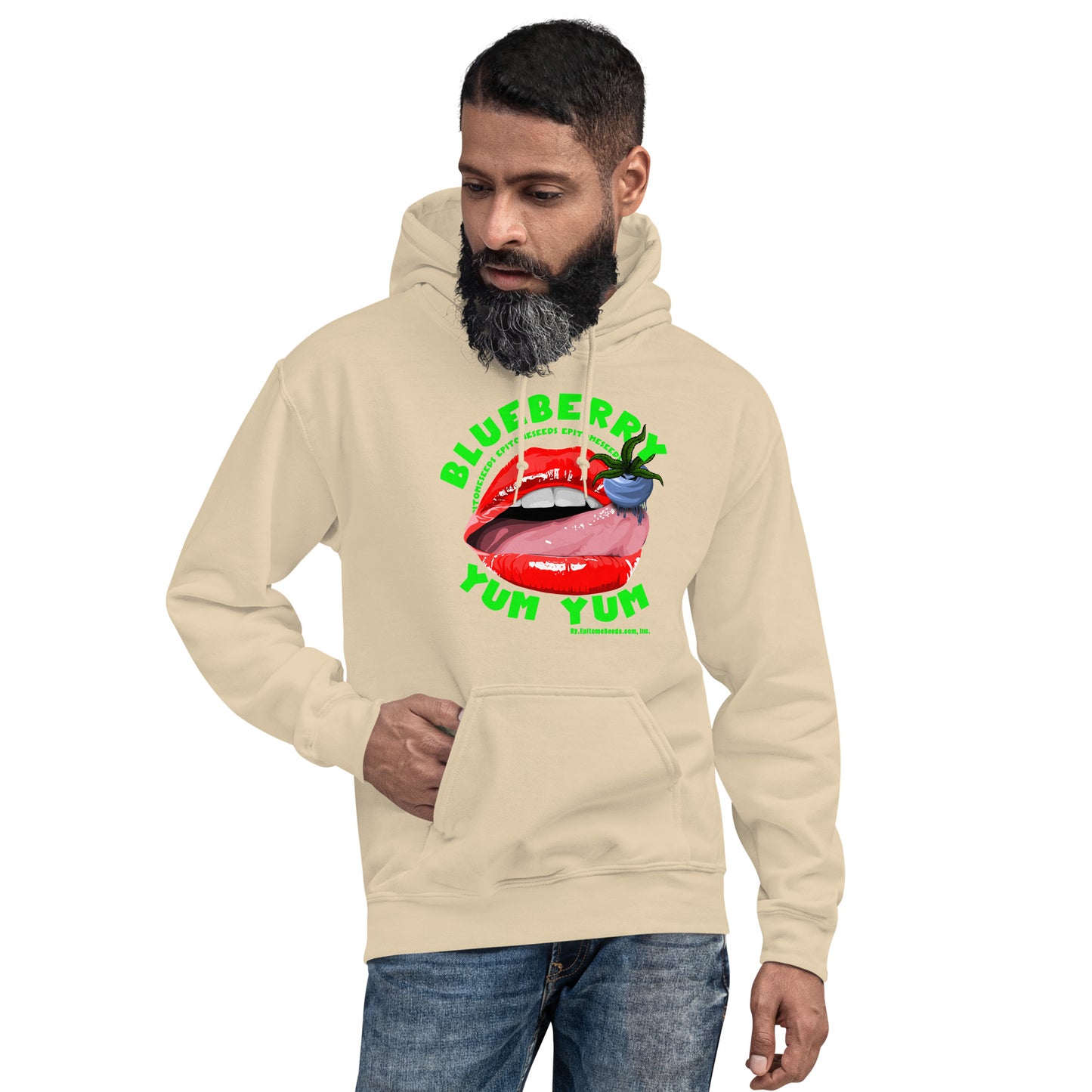 Blueberry Yum Yum Strain Hoodie