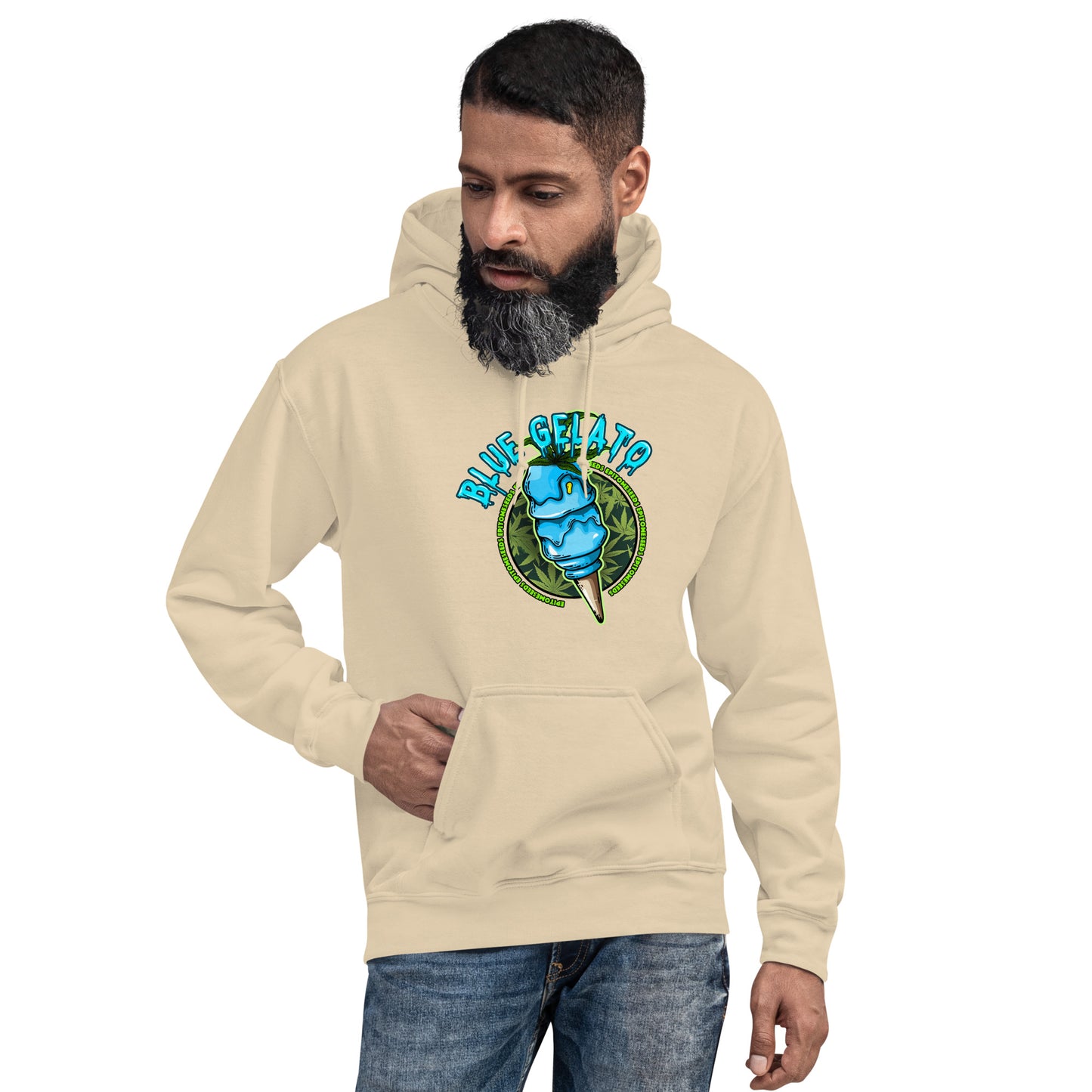 Blue Gelato Strain Hoodie