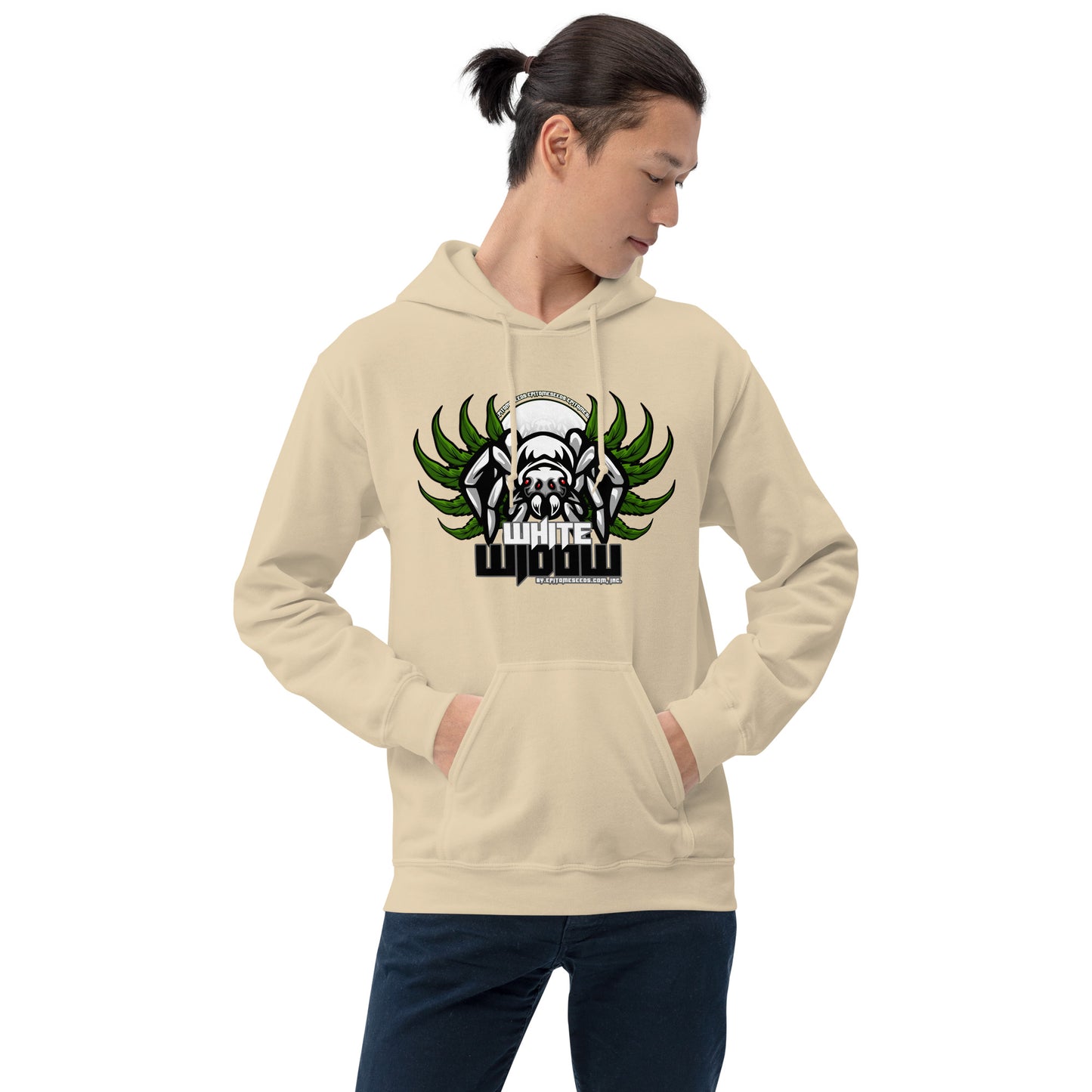 White Widow Strain Hoodie