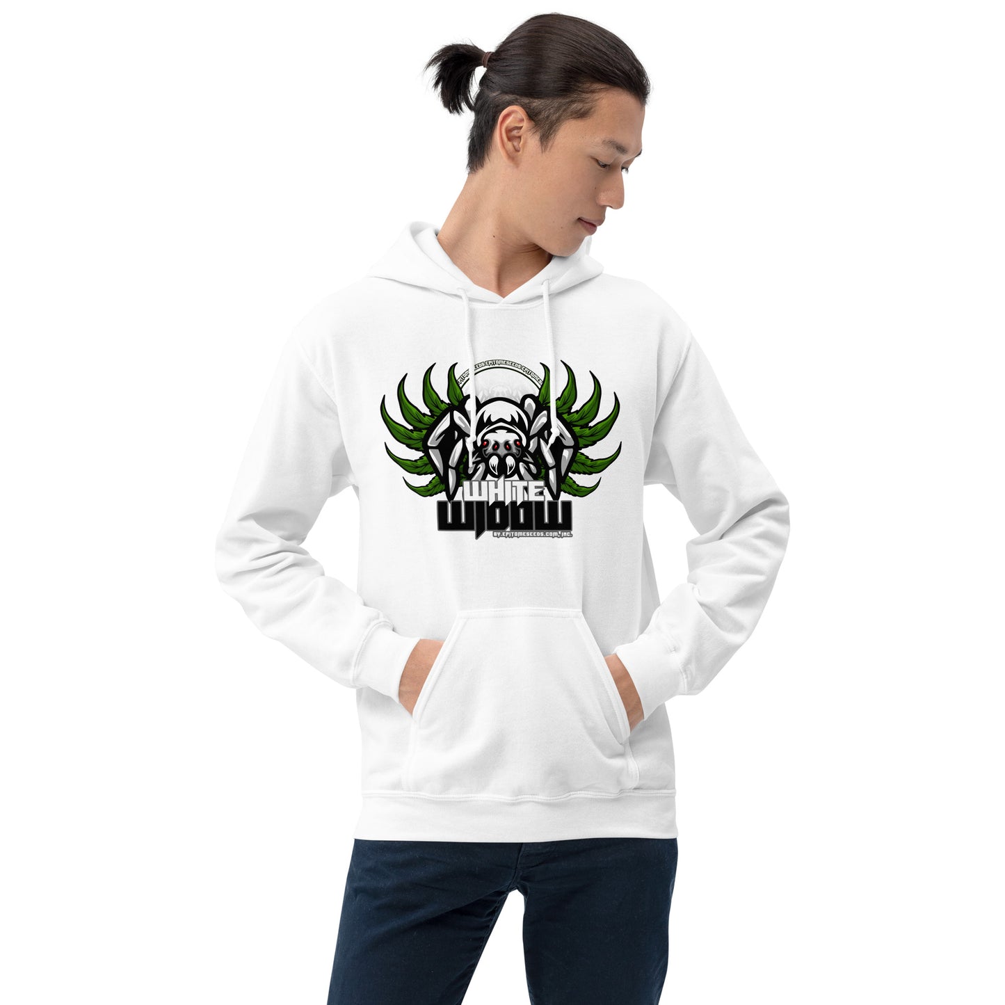 White Widow Strain Hoodie