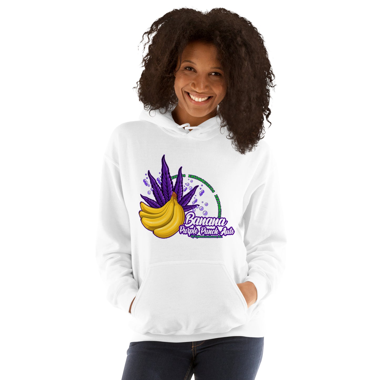 Banana Purple Punch Auto Strain Hoodie