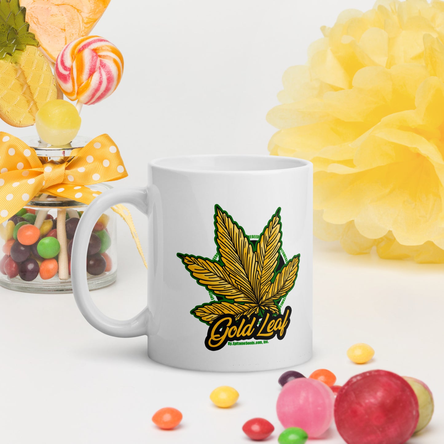 Gold Leaf Strain Mug